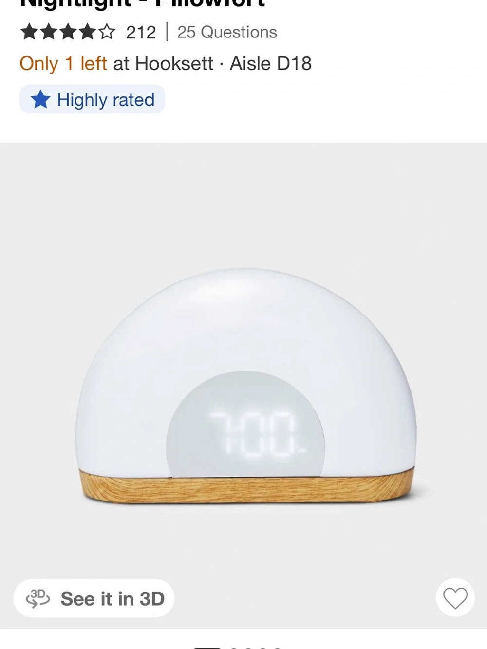 Wake Up Light Rise with Wood Kids' Nightlight - Pillowfort™